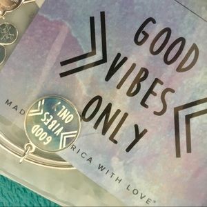 Good Vibes Alex and Ani Charm Bracelet New